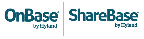 OnBase and ShareBase logo